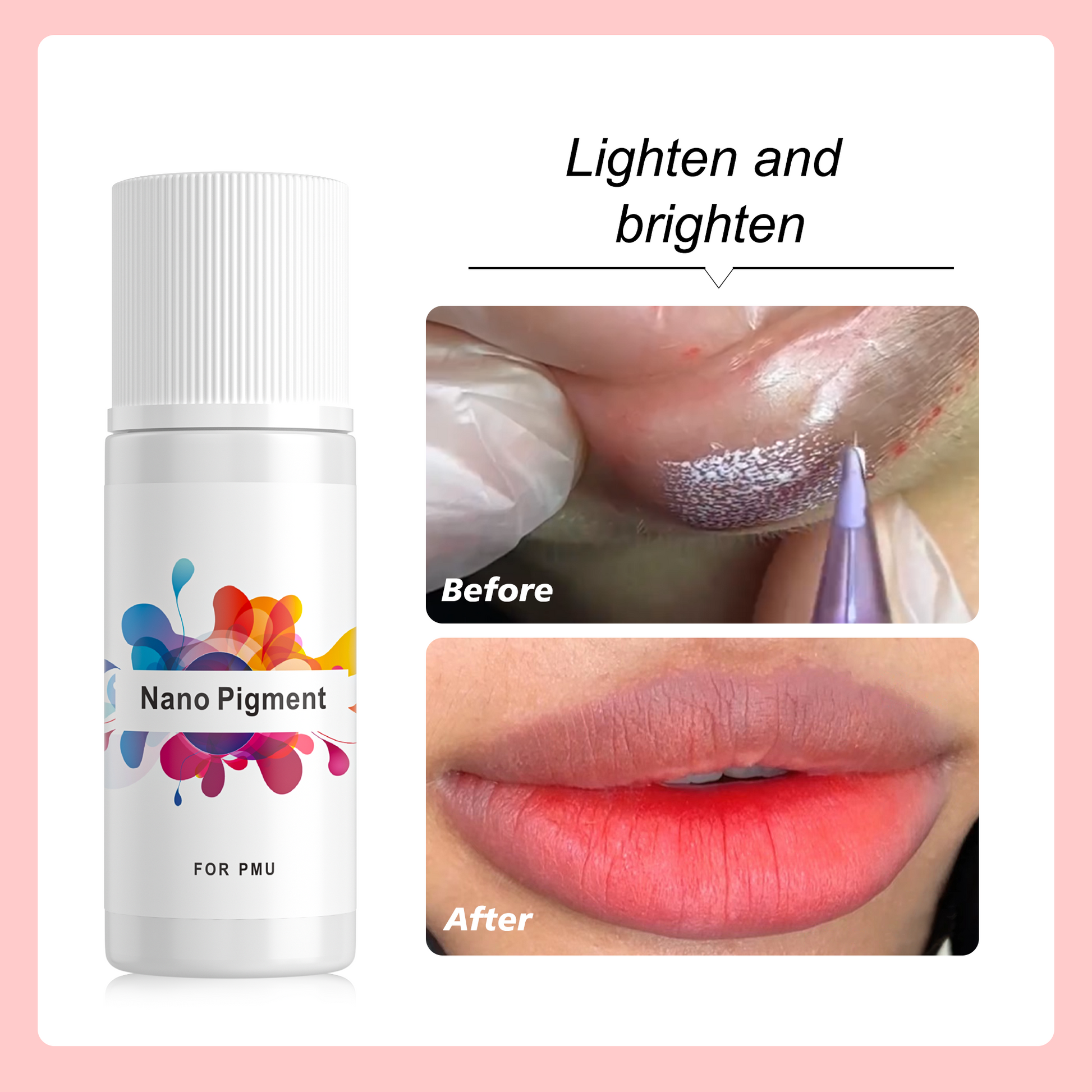 6ML Lip Blush PMU Pigment – Perfect for Lip Tattoo Ink - CharmingTattooSupply