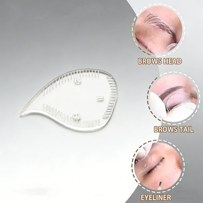 Hairstroke Brow & Eyeliner Mapping Ruler - 4 Piece Set