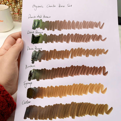 Organic Combo Brow Set - Hairstroke & Ombre Combo, 50% Off | Free USA Shipping