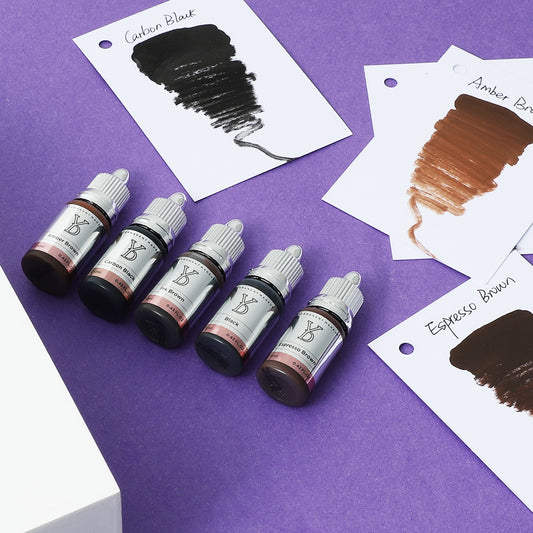 Scalp Pigment Set for SMP – Professional 5-Color Hair Tattoo Ink