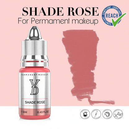 Shade Rose – YDPMU Powder Hybrid Liquid Pigment for Areola | Naturally Shaded Rose Areola PMU Pigment