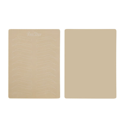 FACE DEEP INKLESS SKIN WITH WHITE EYEBROWS - CharmingTattooSupply