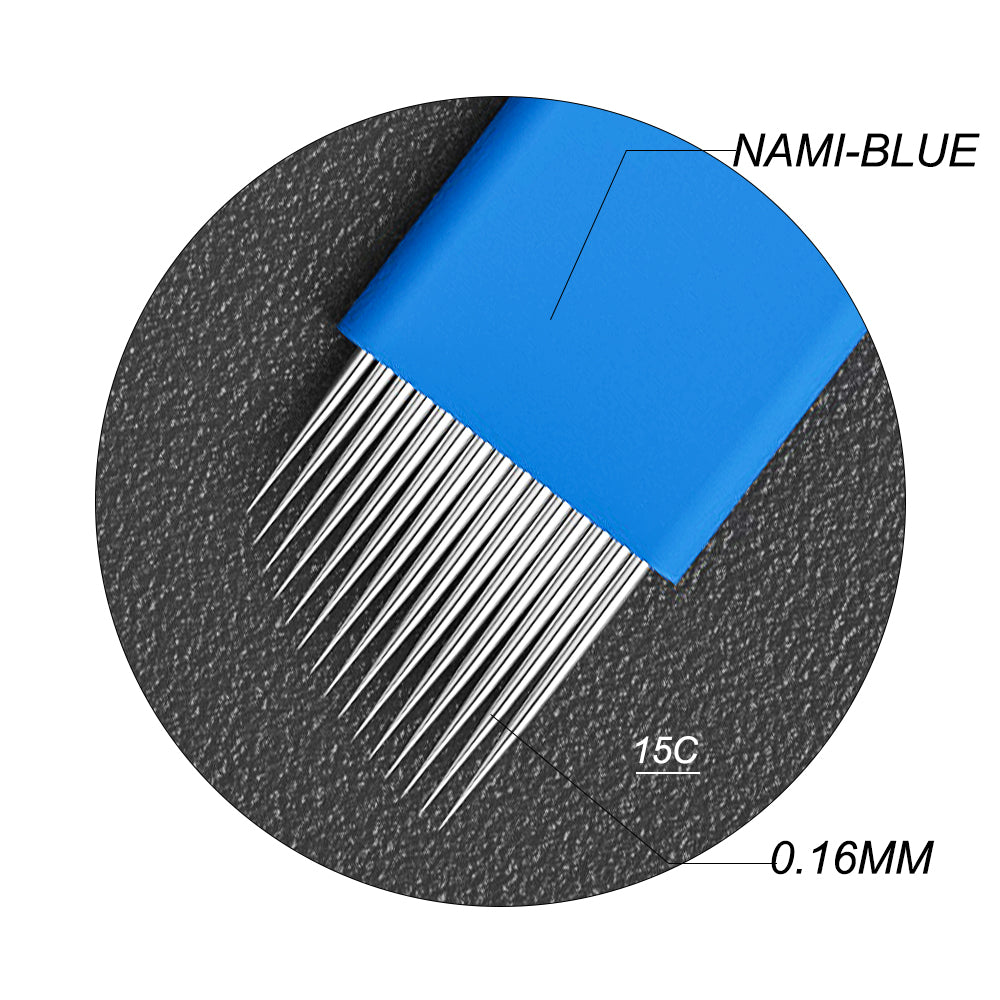 FACE DEEP NAMI FLEX BLADE FOR MICROBLADING 0.16MM （20PCS/BOX） - CharmingTattooSupply