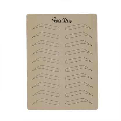 FACE DEEP INKLESS SKIN WITH BLACK EYEBROWS - CharmingTattooSupply
