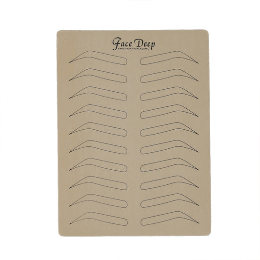 FACE DEEP INKLESS SKIN WITH BLACK EYEBROWS - CharmingTattooSupply