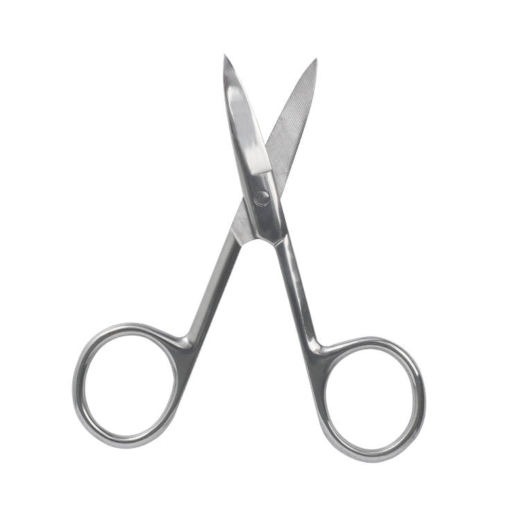 FACE DEEP SCISSORS AND TWEEZERS (2PCS/BOX) - CharmingTattooSupply