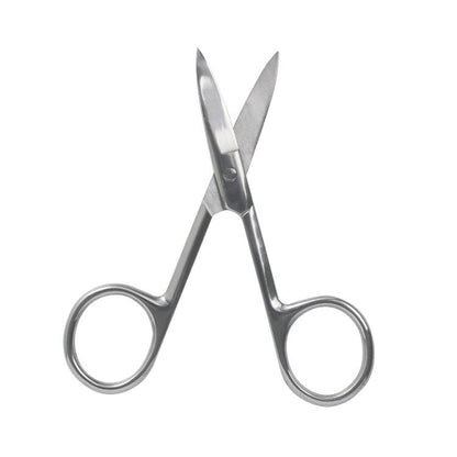 FACE DEEP SCISSORS AND TWEEZERS (2PCS/BOX) - CharmingTattooSupply