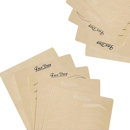 FACE DEEP INKLESS SKIN WITH BLACK EYEBROWS - CharmingTattooSupply